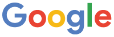 Logo di Google con lettere colorate su sfondo trasparente.